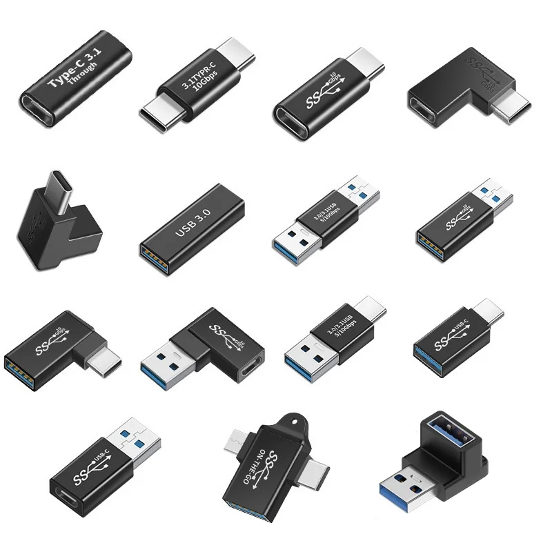 High-Speed USB-C to USB 3.0 OTG Adapter - 10Gbps Universal Converter for Enhanced Connectivity