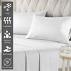 4/6Pcs Egyptian Cotton Bed Sheet Set, Luxury 800TC Fitted Sheet & Bed Sheet & Pillowcase, High End Bedding Sets, Solid Color 3