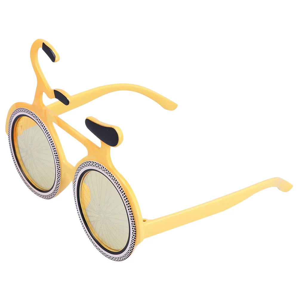 

Bicycle Glasses Party Prop Photo Props Creative Eyeglasses for Prom Fancy Dress Novelty Cosplay Eyewear Holiday Bike Shaped
