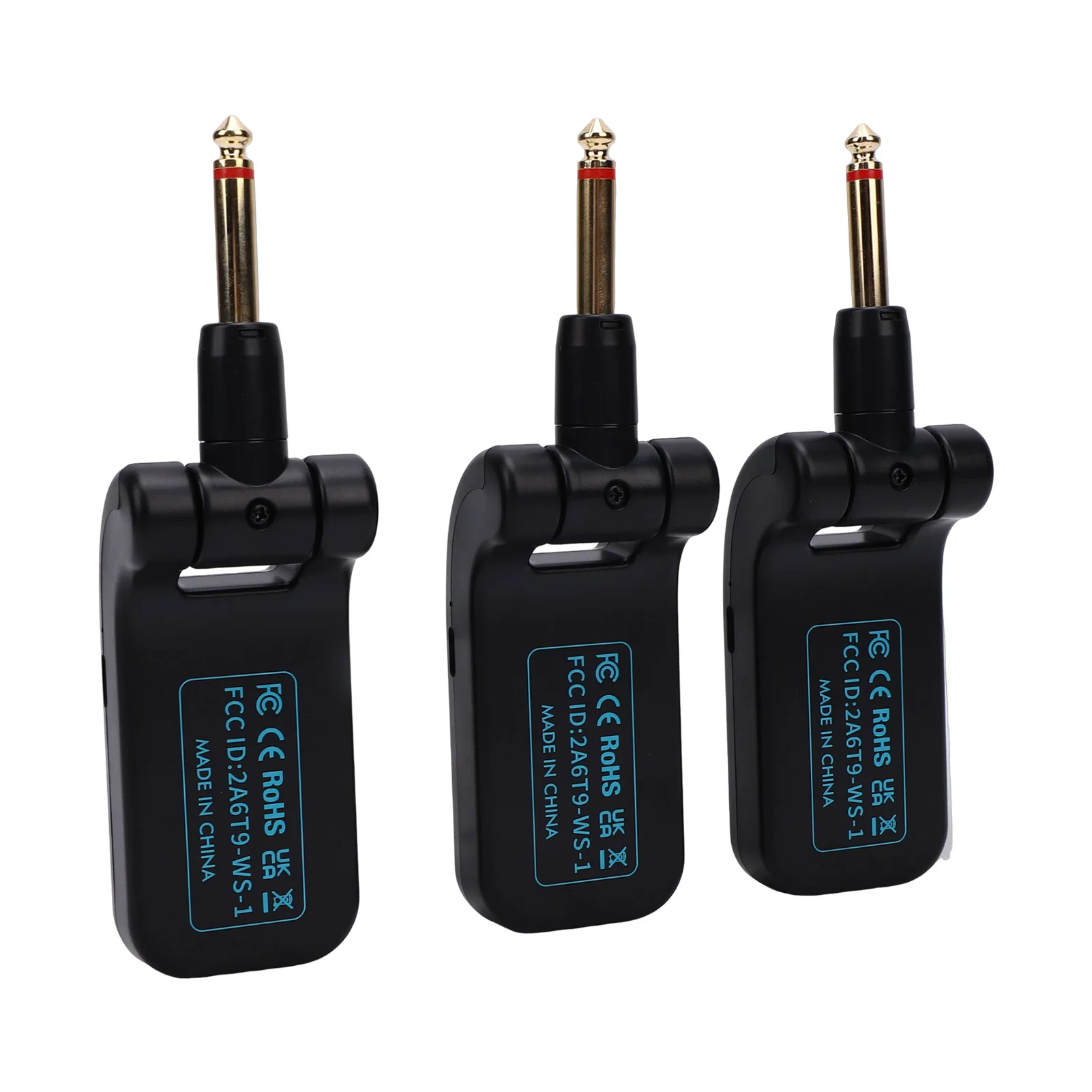 2.4G Wireless Guitar System Guitar Transmitter Receiver Set for Electric Guitar Bass 48K/16bit Real-time Transmission