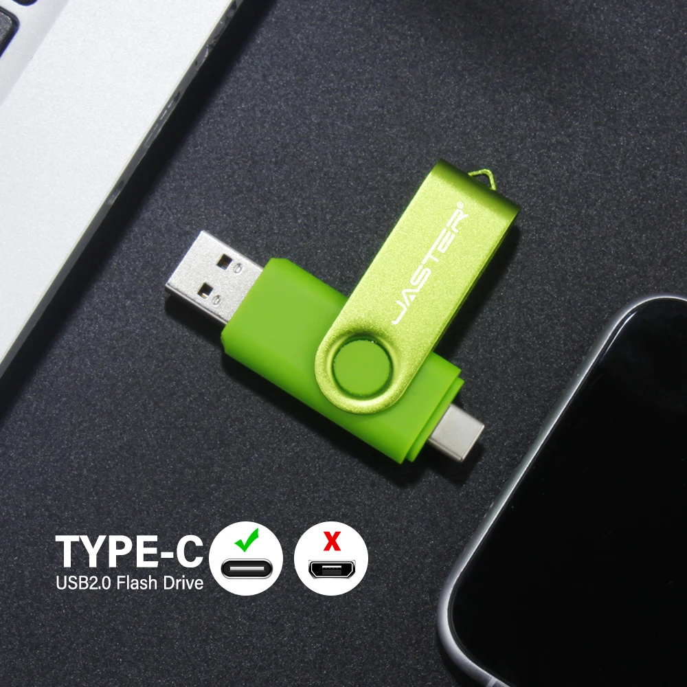 USB-C Stick 128GB/64GB/32GB – Mit USB 2.0 Und Typ-C, Für Handy & PC, Übertragung Bis 20 MB/s