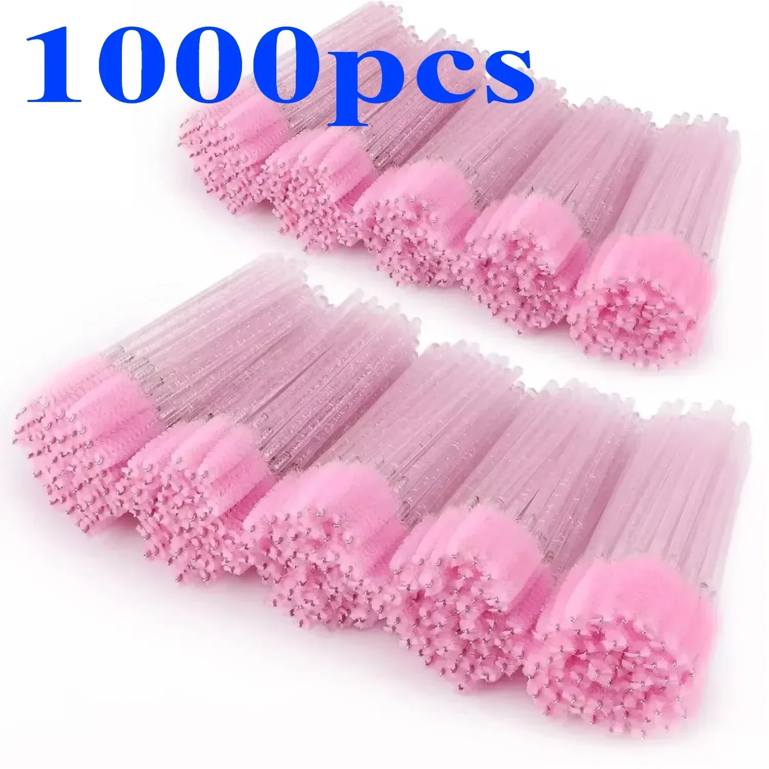 Spoolies for Eyebrow Beauty Tools Eye Lash Extension Colorful Disposable Mascara Wands Eyelash Brush 100/500/1000pcs