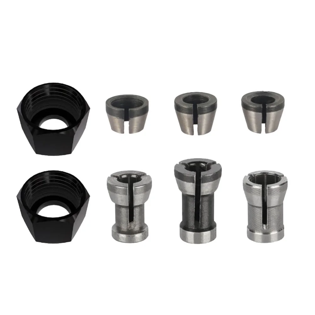 Router Bit Collet Chuck Adapter Kit CNC Router Collet Chuck Adapter