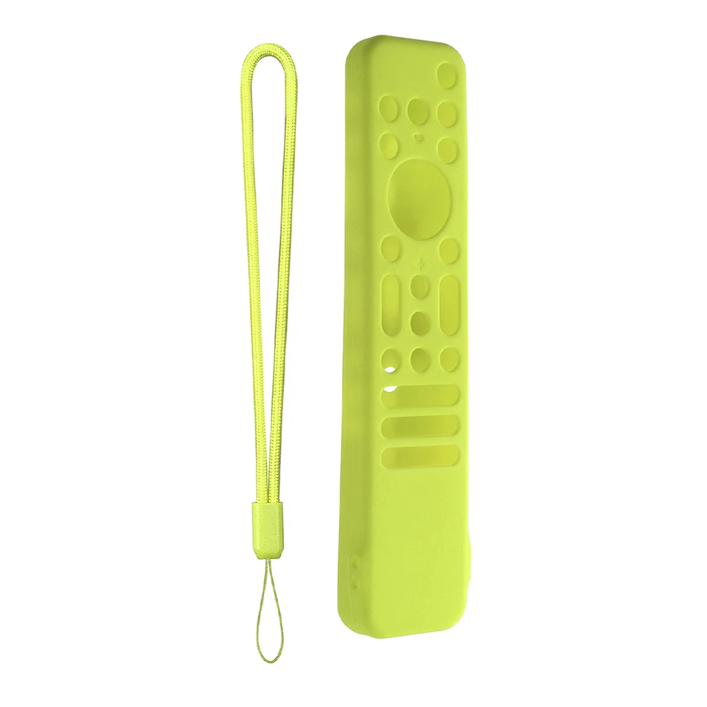 Silicone Remote Case Silicone Remote Control Case Anti-slip Protective Cover with Lanyard Smart TV Accessories for SONY RMF-TX810U TX811U TX910U