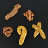 Realistic Shit Safe And Soft Plastic Fake Poop Funny Tricky Toys Pranks Gag Joke Games Party Gift Antistress Gadget Squish Toy 2