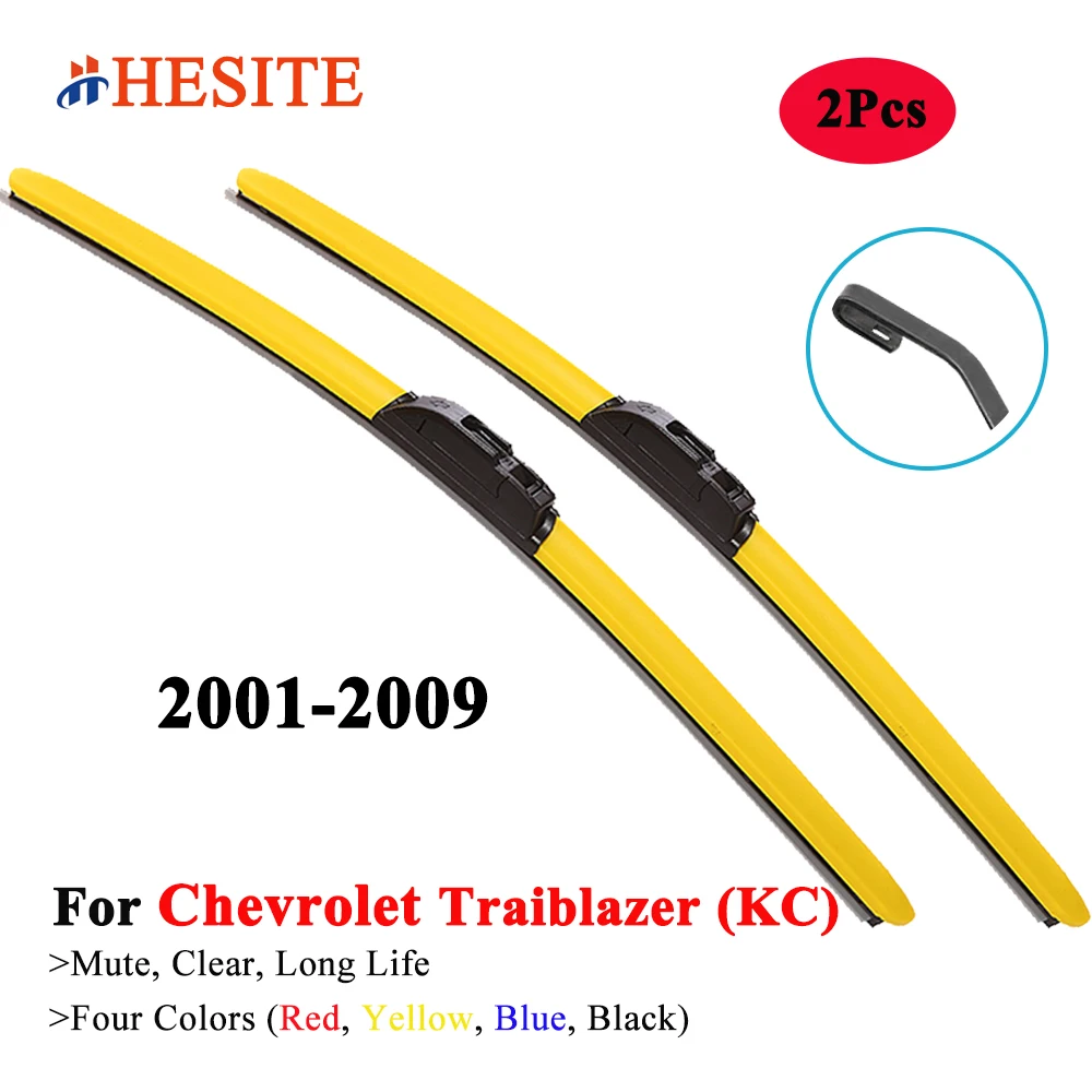 HESITE Colorful Windshield Wiper Blade For Chevrolet Trailblazer SUV 4.