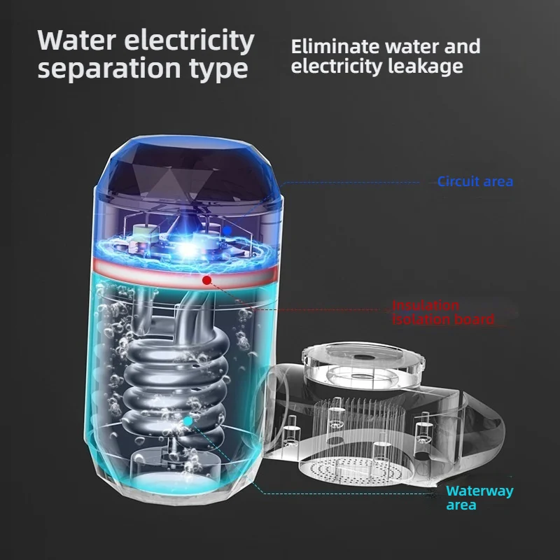 Instant Electric Hot Water Heater Kitchen Sink Faucet Adapter Fast Heating Tap Digital Display Water Heater Bathroom Accessories