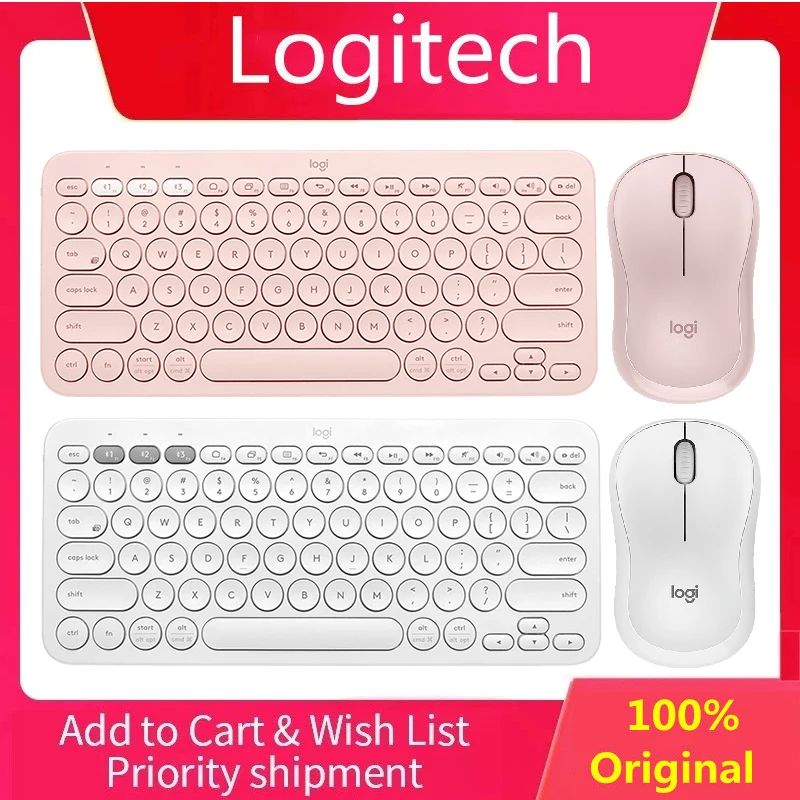 Nuovo Logitech M221 Mouse Wireless K380 Set Tastiera Bluetooth Combo Tastiera E Mouse Wireless Per Computer Home Office