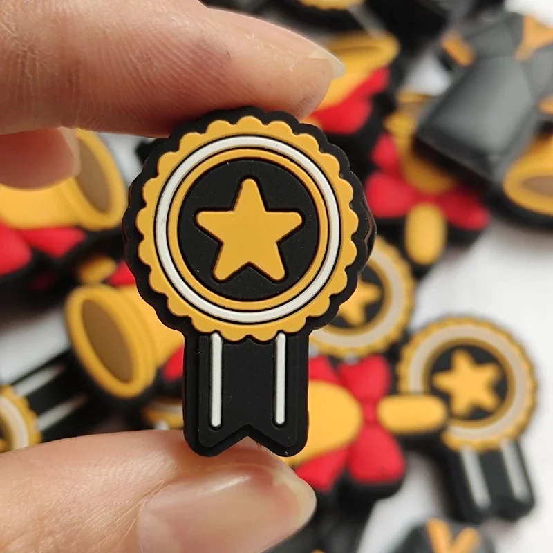 50pcs New Silicone Focal Beads BPA Free Graduation Season Baby Chew Toys DIY Pacifier Chain Clips Jewelry Making Accessories