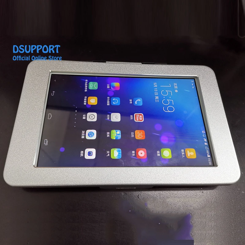 Anti Roubo Design Display Stand Case Fit para Samsung Galaxy Tab a7 Lite 8.7 Liga de Alumínio Tablet pc Montado na Parede Design - Imagem 2
