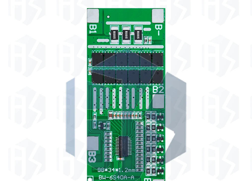 6S 24V/25.2V 20A/30A/40A BMS 18650 Li-Ion Lithium-Akku Schutzplatine Solarbeleuchtung BMS PCB mit Balancer für E-Bike & Scooter – Detail 9