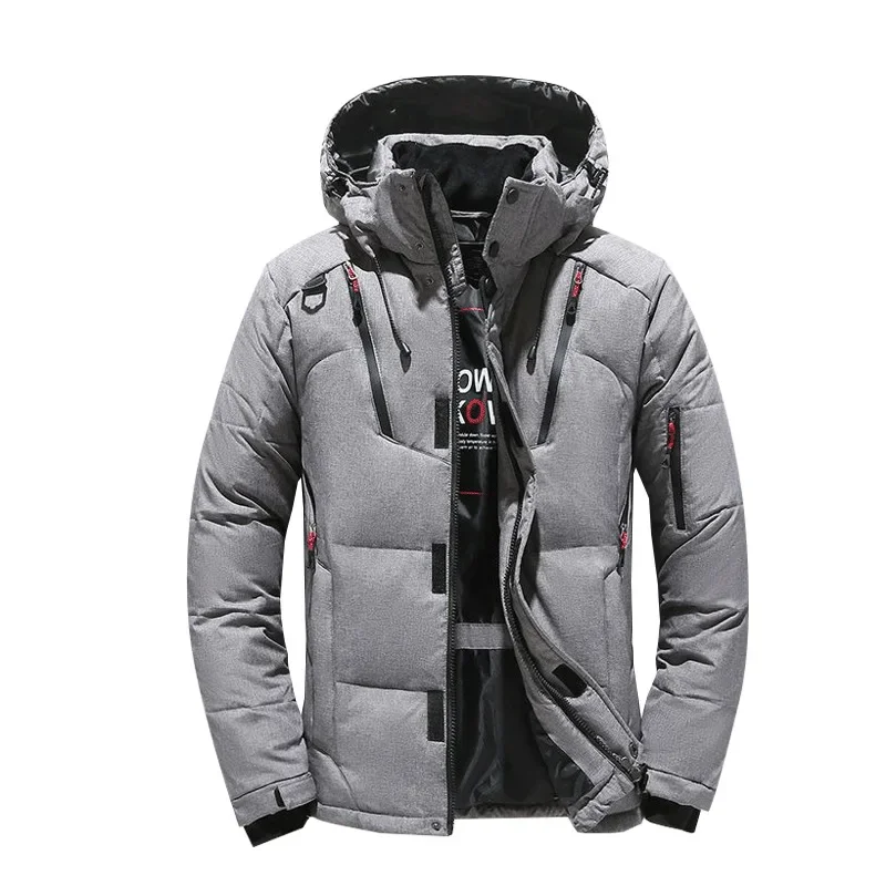 Thick Down Jacket with Collar for Men Warm Parka Casual Coat Waterproof Winter -30 Degrees Size 5XL down jacket,mens jacket