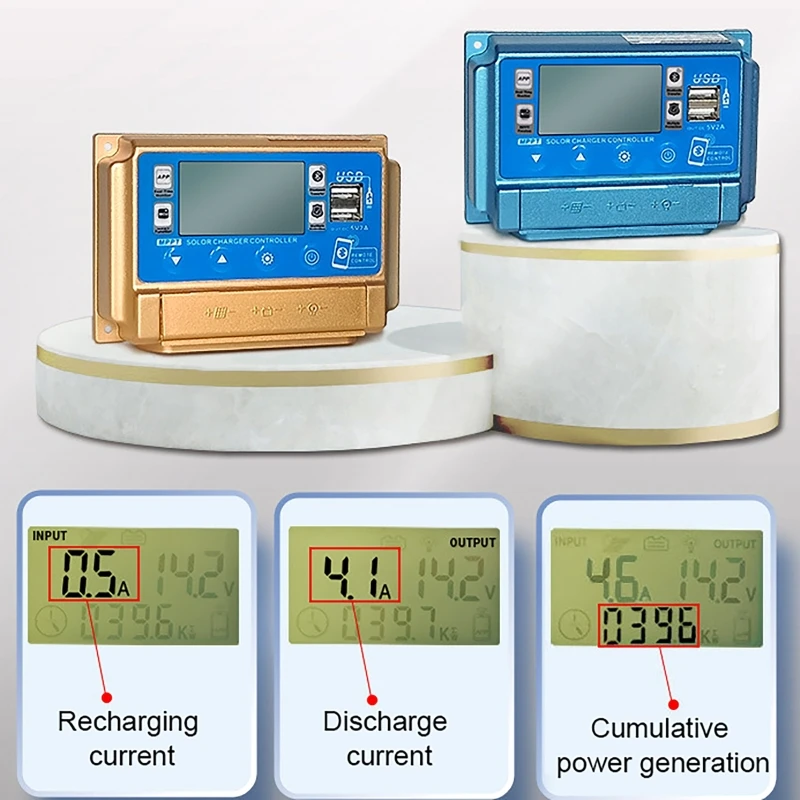 ȭ LCD   ÷,   ¾籤  Ʈѷ, MPPT Ʈѷ, 12V, 24V, 30A, 40A, 50A, 60A