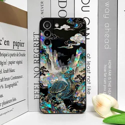 Chinese - Style Dragon Leopard Marble Texture Phone Case - Elegant Soft Cover - Motorola Edge S30 (M - C1772T1)