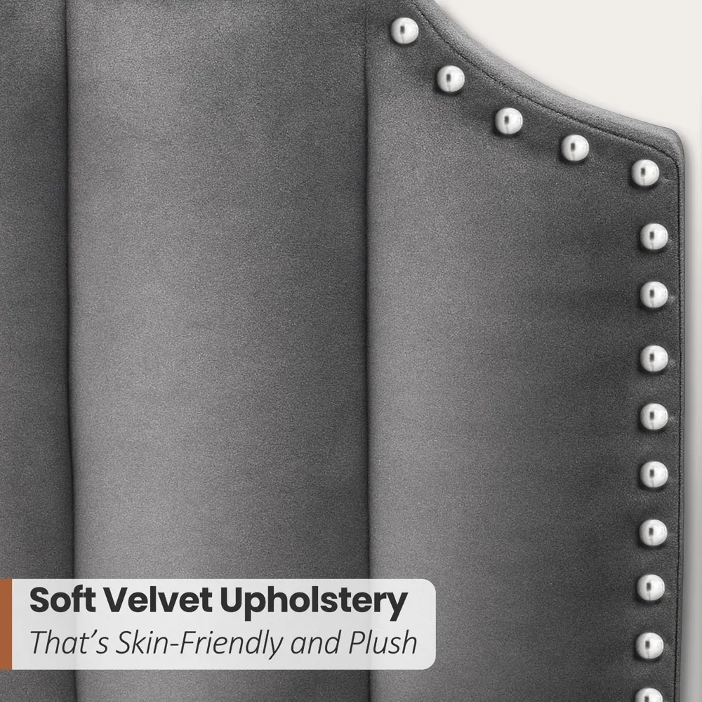 Queen Upholstered Platform Bed 6