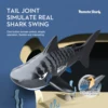 Remote Control Shark Boat Mini Submarine Robot Simulation Fish Summer Pool Play Water Gifts Electric Toys For Kids Boys Children 3