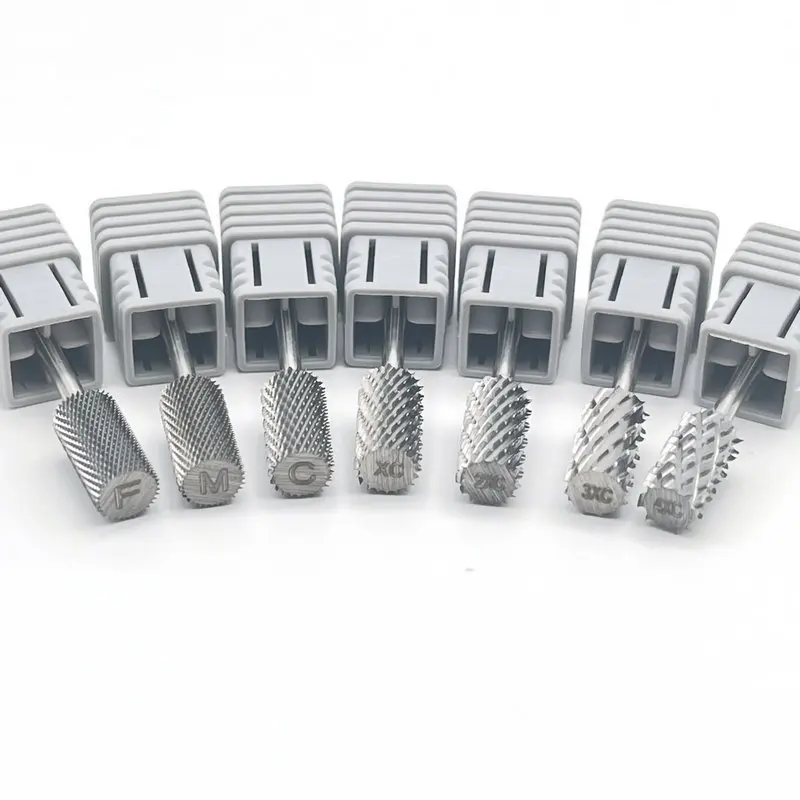 New High Quality Pro Nail Art Tungsten Steel Drill Bit High Hardness Not Hot Cylindrical Nail Removal Exfoliating Grinding Tool 5