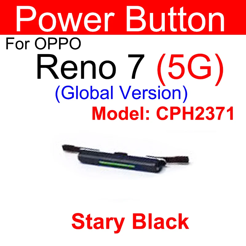 Bouton Power/Volume De Rechange Pour OPPO Reno 7 4G Et Reno 8 4G - Multicolore - Neuf Dans Son Emballage