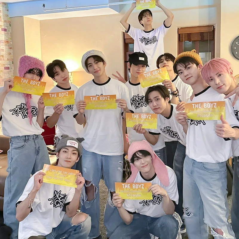 KPOP THE BOYZ World Tour T-shirt ZENERATIONⅡ Concert Short Sleeve