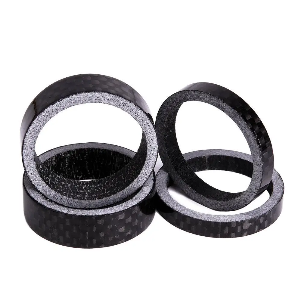 

Ultra-Light Carbon fiber Washer for Mountain Road Bike Fork Headset Parts 5mm 10mm