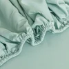 Solid Color Fitted Sheet with 2 Pillow Cases, Ultra Soft, Wrinkle Free, Breathable Deep Pocket Bed Sheet Hotel Quality Full Size 6