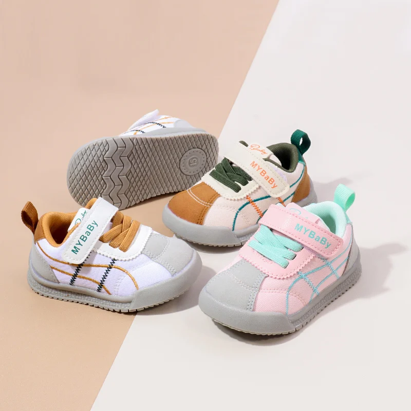 Spring & Autumn Boy Girl Casual Fashion Design Sneakers Kids Flat Baby Toddler Outdoor Anti Slip Comfortable Children Shoes BM09 3
