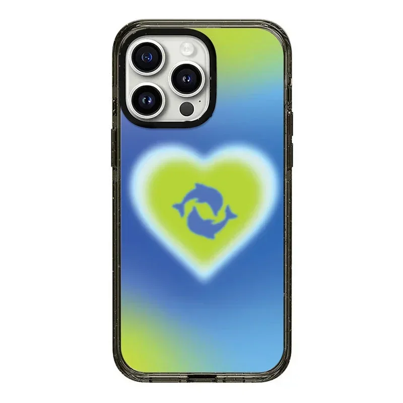 

Upgrade Acrylic Border Dolphin Phone Case Cover for IPhone 11 12 13 14 15 Pro Max Case for IPhone 14 Pro Max