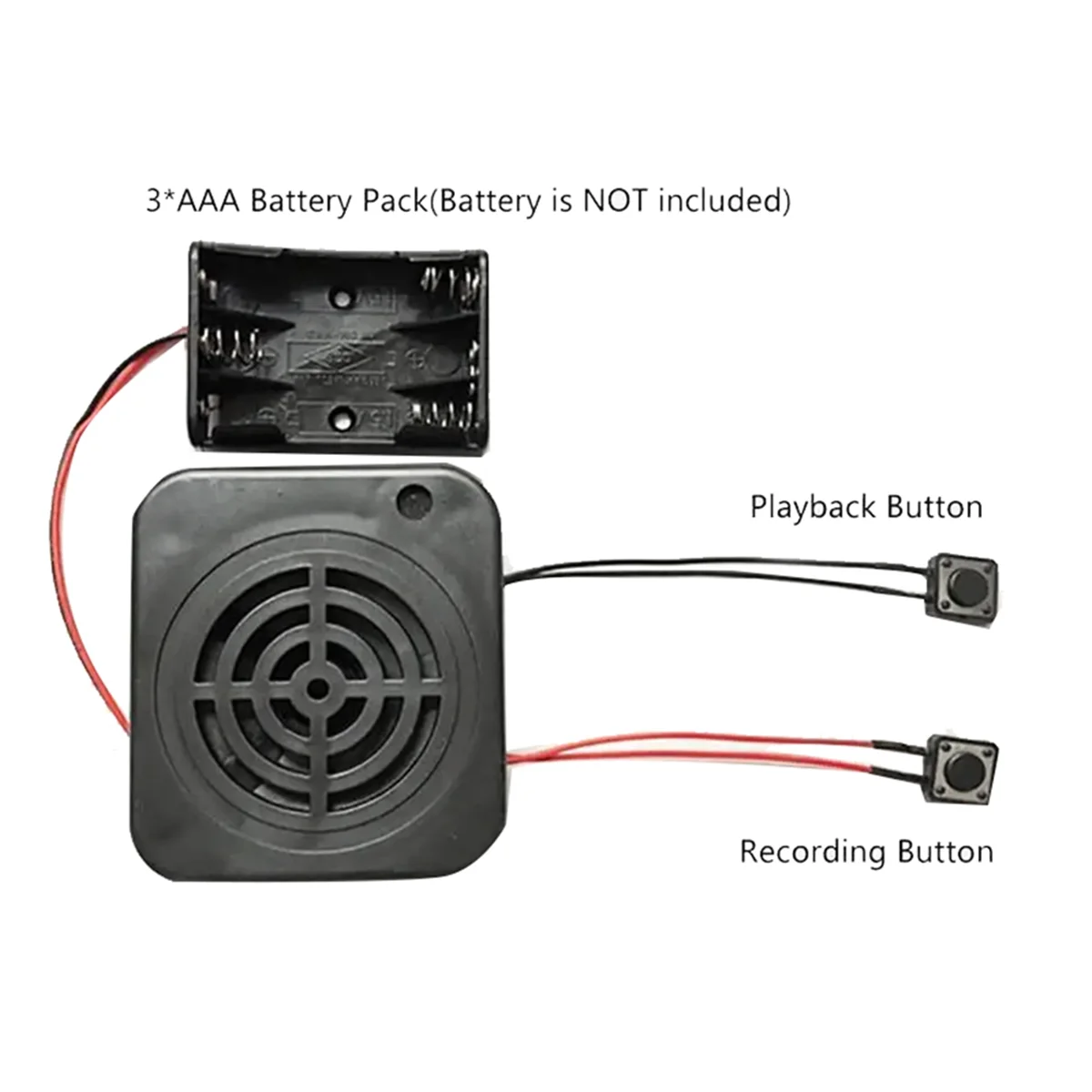 DIY Voice Recording Module 4 Minutes Voice Message Box for Stuffed Animals Toy DIY Message Box Recording Module-Elect
