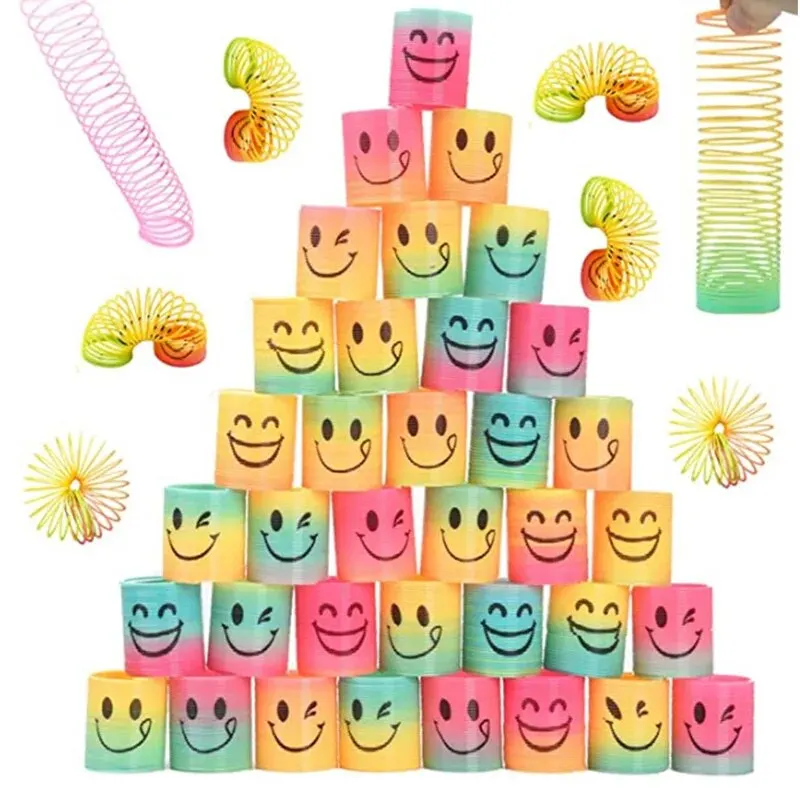 Colorful Stacking Puzzle Toy Set - Nostalgic Spring Circle