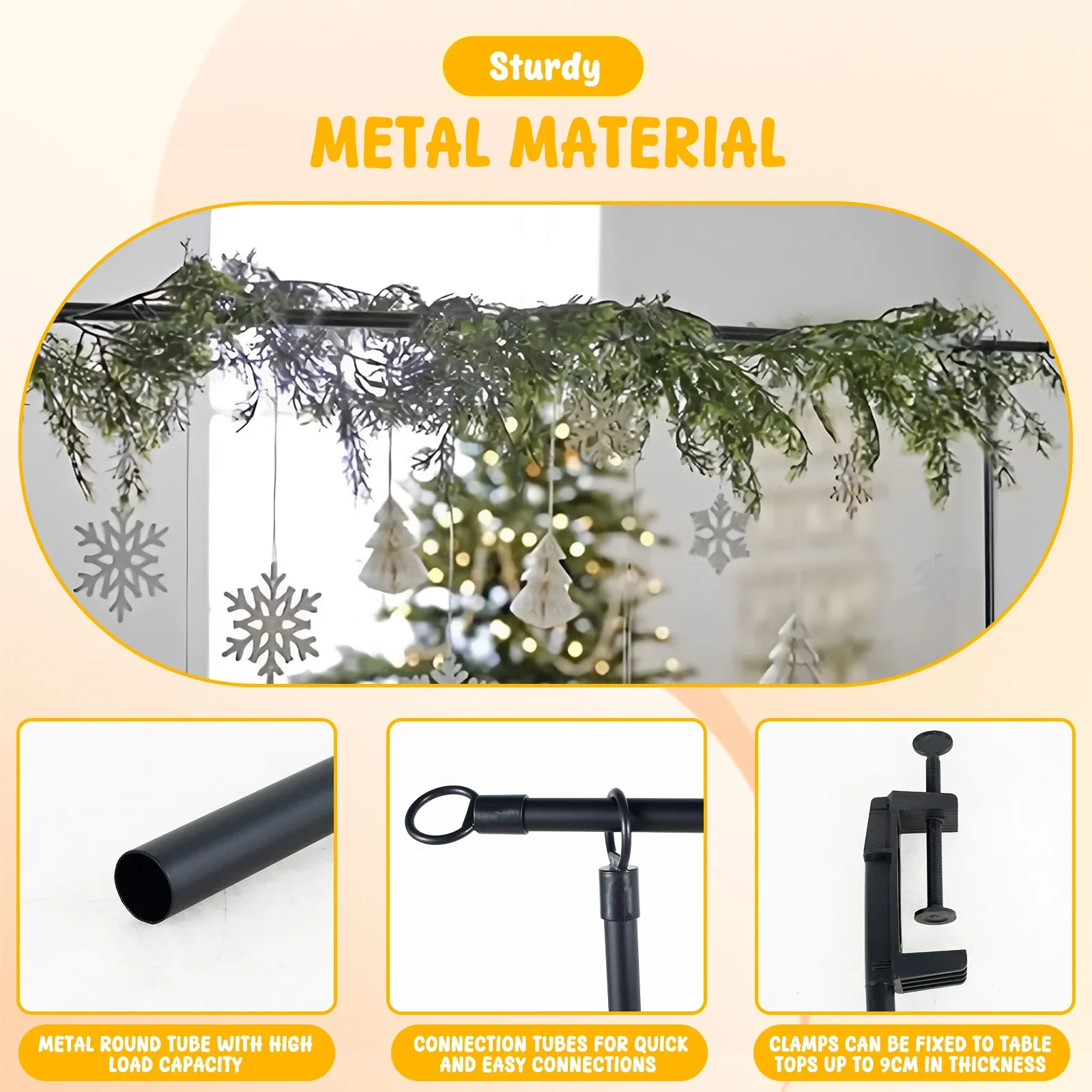 Adjustable Over The Table Rod Metal Table Arch with Clamp Party Tabletop DIY Decoration Accessorieies for Wedding Birthday Party wedding arch stand party arch set wedding arch set