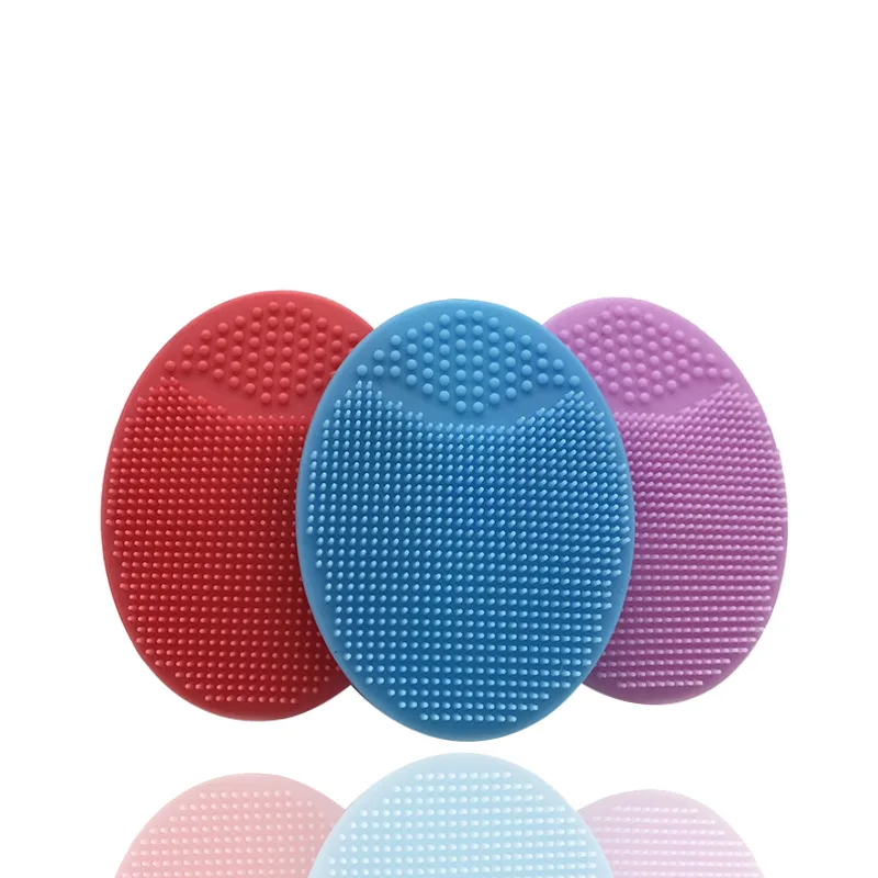 1PCS Silicone Shampoo Brush for Baby Infant Bathing Soft Silicone Boys Kids Shower Brush Head Hair Washing Massage Brushes Wipe baby brush