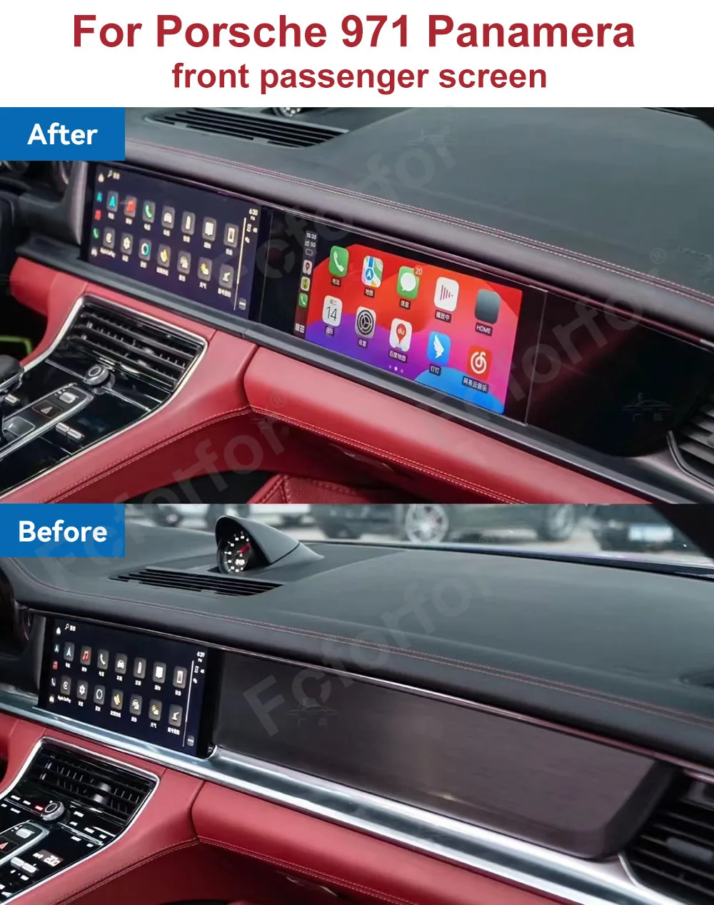 Upgrade Android Instrument For Porsche Panamera 971 2017-2024 Co