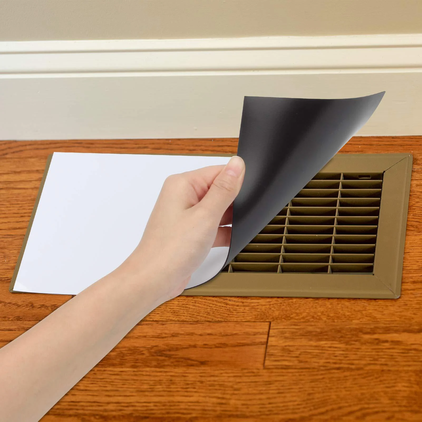 

2PCS Air Conditioning Ventilation Covers Sticks Tightly Concise Appearance Vent Cover for RV Home HVAC and AC Vents