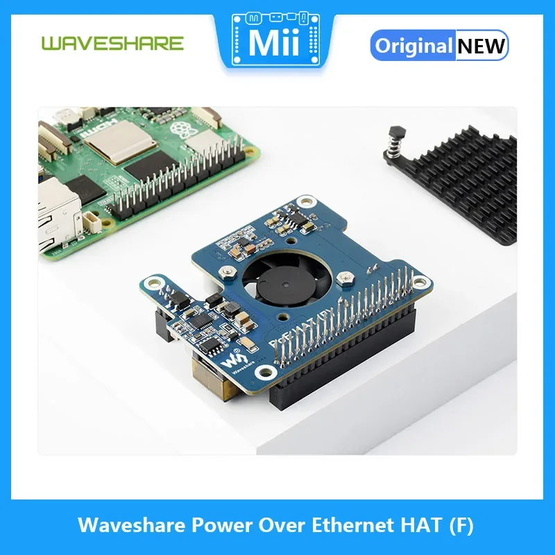 Waveshare ̴  HAT (F),   5 , º ð ǳ, ݼ 濭 , 802.3af/at Ʈũ 