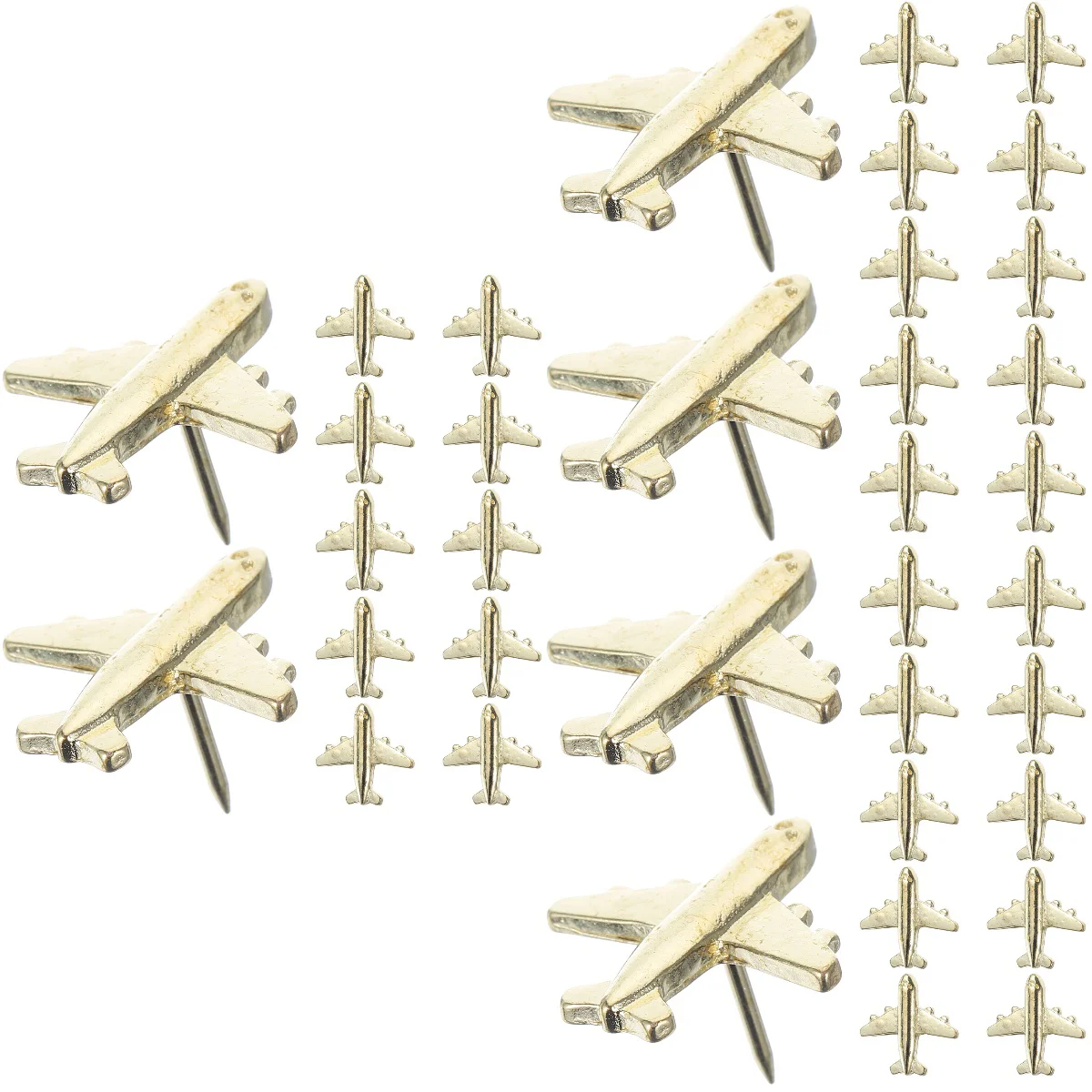 

36 pcs Plane Shape Pushpins Bulletin Board Thumbtacks Push Pin Photo Cork Pushpin Thumb Tack