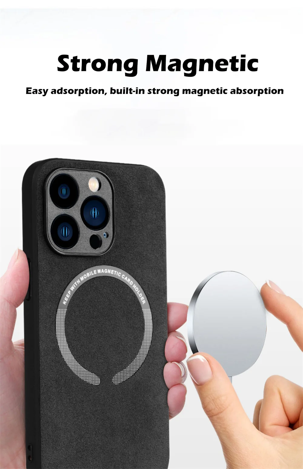 Suede Fur Leather Magnetic For Magsafe Wireless Charge Case For iPhone 13 12 Mini 11 Pro XS Max XR X 8 7 Plus Shockproof Cover