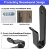 2pcs Skateboard Snowboard Mount Rack SurfBoards Wall Rack for Wakeboards Kiteboards 1