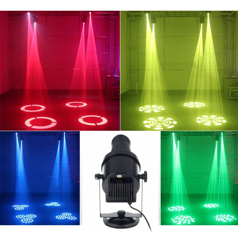 Projector lens protector light rotator OD 37.5mm Mask E Size GOBO Slot Insert Continuous Light Rotator via Lantern Create Atmosphere for Bars Shops Stages Light show