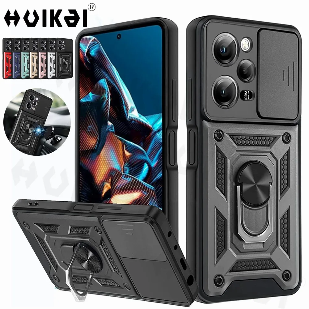  Funda para teléfono compatible con Xiaomi Redmi Note 13 Pro 5G,  funda delgada con soporte de PC y TPU, funda protectora resistente a prueba  de golpes, funda protectora protectora para teléfono (