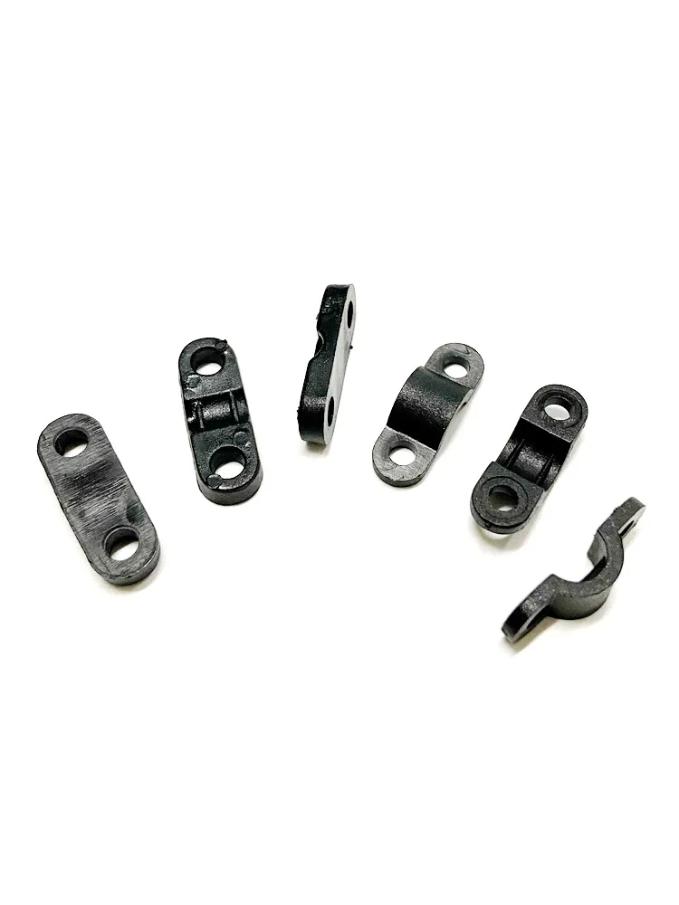 Arch Bridge Shape Wire Clamp Material Plástico Preto Base de Fixação Montagem Saddle Acessórios Eletricista Instalação de Parafuso