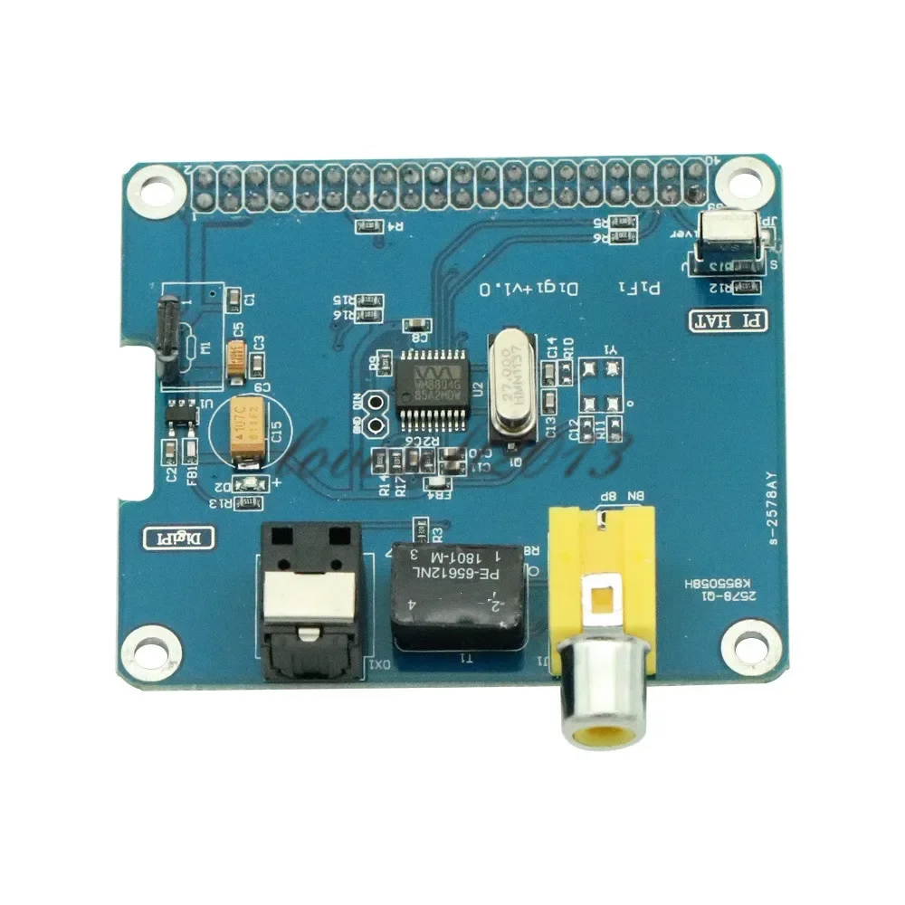PIHI HIFI Digi+ Digital Audio Sound Card I2S SPDIF Optical Fiber Expansion Board for Raspberry pi 2 model B / B+ / A+