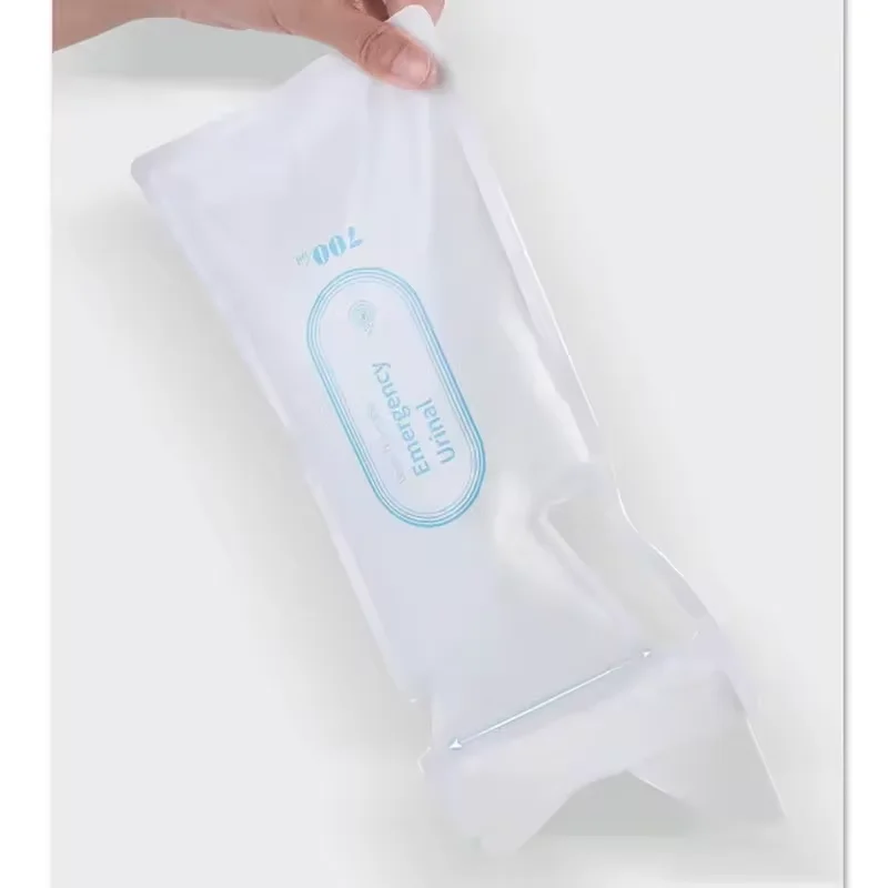 4PCS 700ml Car Urine Bag Emergency Portable Vomit Bags Mini Mobile Toilets Handy Unisex Disposable Urinal Toilet Bag portable urinal disposable vomit bag urine bag disposable urine bag disposable toilet bag