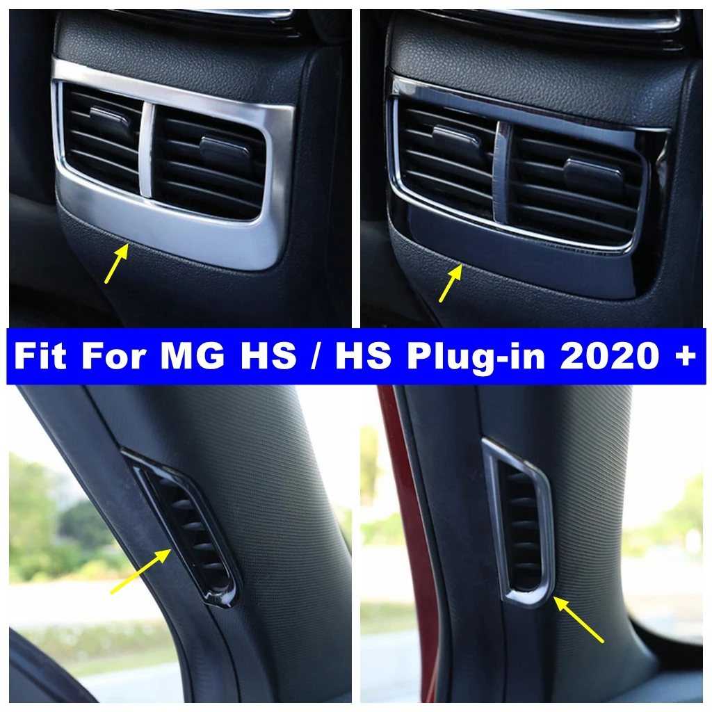 Glass Pillar A Rear Armrest Box Air Ac Outlet Vent Decoration Cover