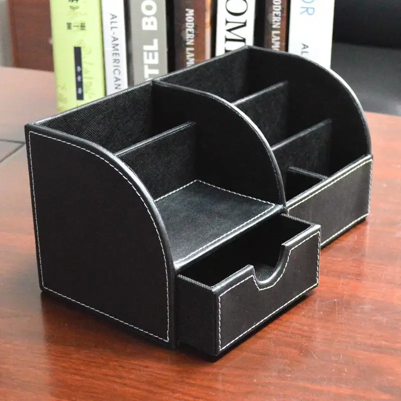 Desktop Pen Holder Stationery Holder Pencil Cosmetics Organizer for Desk Office School Storage Case Accessories 1Pc
