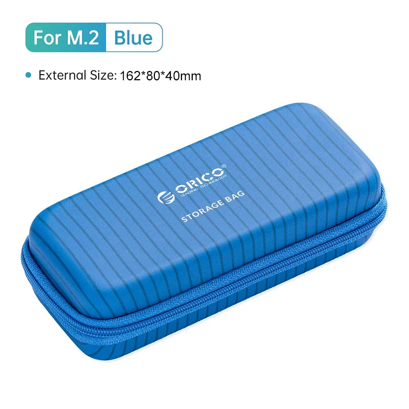 ORICO Portable EVA Storage Bag for M.2 NVMe Hard Drives and Accessories