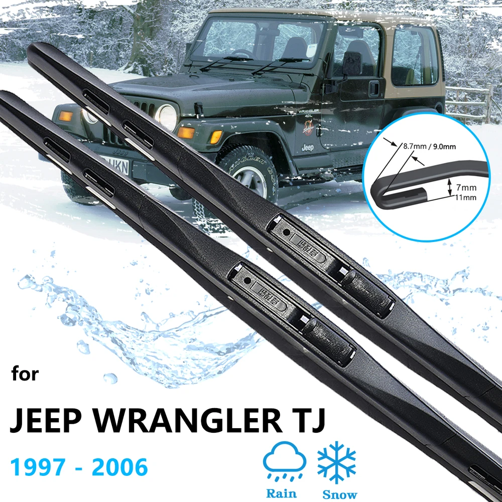 Actualizar 100+ imagen 2006 jeep wrangler wiper blades size