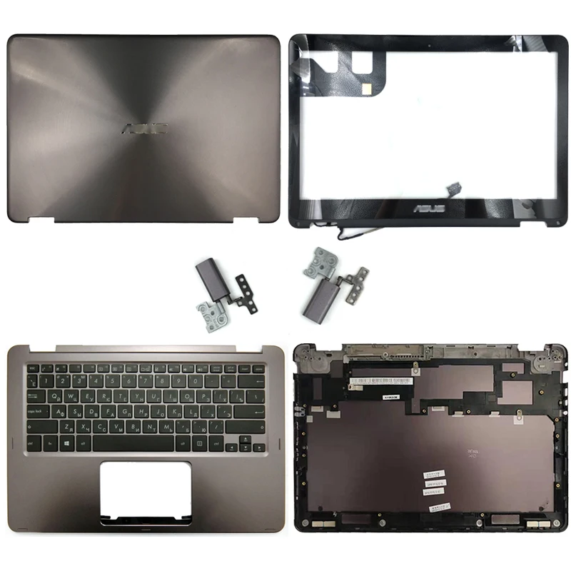 

Новинка для asus zenbook flip ux360c ux360ca UX360CA-1B Портативный ЖК-чехол/передняя рамка/петли/подставка для рук/Нижняя крышка