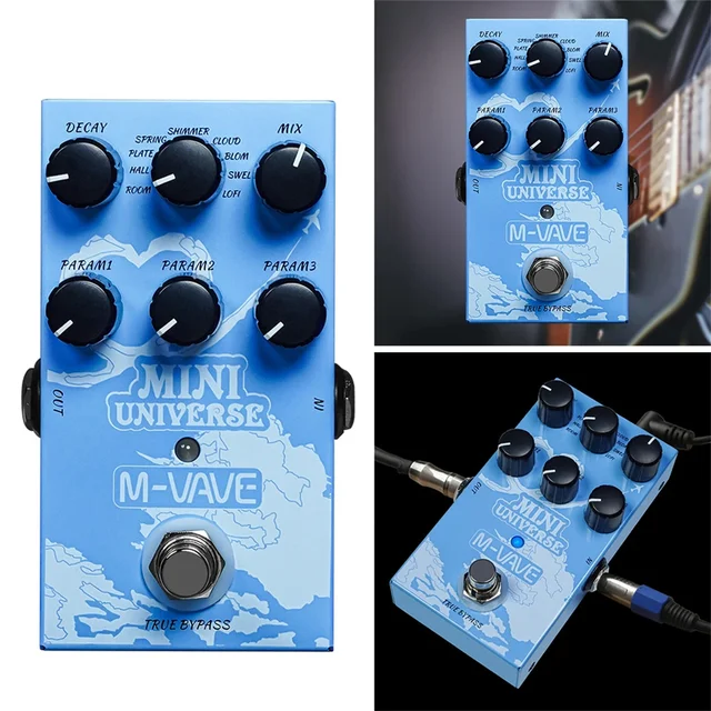 Reverb Pedal Mini - 9 Types Of Digital Reverb (Room, Hall, Spring ...