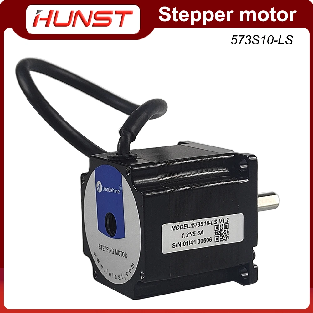 HUNST Leadshine 스텝퍼 모터, CNC 레이저 조각 및 절단기용 3 상 스테핑 모터, 573S20-LS 5.8A 573S10-LS 5.6A