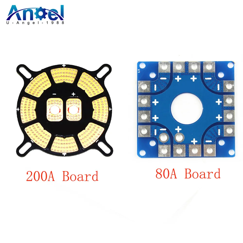 

High Current 200A / 80A Power Distribution Board Wiring PDB 7 oz For 8 ESC DIY Agriculture Plant Drone Rc Drone